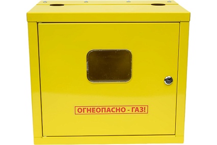 Шкаф RISPA для газ. счетч. метал. желтый с дверц., зад.стен. межос. 250мм BK G4, G6 (2,0л) В310*Ш355*Г220 ШГСДЗС 2,0л 250 мм межосевое ШГСДЗС-2.0-250