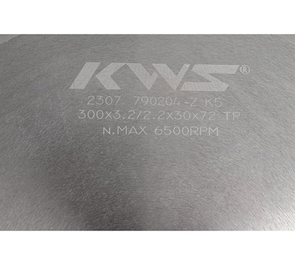 Пильный диск KWS 300х30х3.2х72T TP K5 01050-3003032072TP