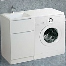 Тумба с раковиной BelBagno Lavanderia 120 см Bianco Lucido