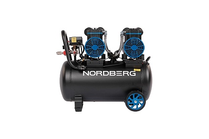 Компрессор безмасляный Nordberg 220В, ресив. 50л, 500 л/мин NCEO50/500