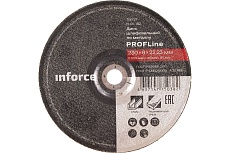 Диск шлифовальный вогнутый по металлу (230х22х6 мм) Inforce 11-01-152