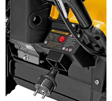 Бензиновая снегоуборочная машина Denzel sb 460 e, 99cc, эл.старт, шнек snowcrusher 97649