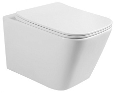 Подвесной унитаз Abber Rechteck AC1200 безободковый, белый
