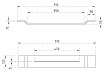 Полочка для ванны Abber AB-P060