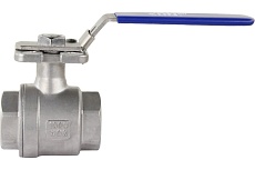 Кран DN.ru КШМП.316.230-ISO Ду65 Ру63 SS316 резьбовой с ISO фланцем D160-05357