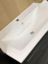 Мебель для ванной Art&Max Platino-Cer 80 см черный матовый