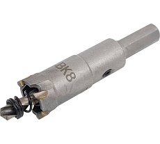 Коронка по металлу 18 мм с пластинами ВК8 WOLFSTAR cw00005