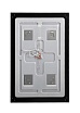 Зеркало BelBagno SPC-KRAFT-500-900-SENS-NERO 50x90 см сенсорный выключатель, черный