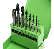 Набор сверл и метчиков Тундра 2.5 - 10.2 мм и М3 - М12, 15 предметов 2705964