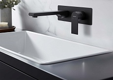 Смеситель для раковины Aquatek Лира AQ1413MB черный матовый
