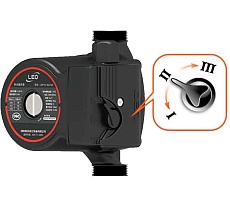 Циркуляционный насос LEO LRP 15-60B/130, 45/69/96 Вт, 220В, Q 23/32/40 лмин, Hmax 2.8/4.5/5.5 м 1033