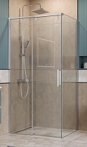 Душевой уголок BelBagno SOFT_CLOSE-1-AH-1-100/80-C-Cr 100x80 прозрачный, хром