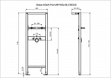 Инсталляция для биде Cersanit Aqua 63385