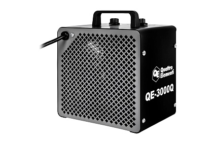 Керамический электрический нагреватель воздуха Quattro Elementi QE-3000Q КУБ (1,5/3,0 кВт, 250 м.куб/ч, площадь обогрева 30 м2) 915-977