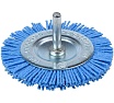 Щетка плоская из нейлона YIDA 75 мм, с переходником для дрели TORGWIN T407099