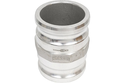 Алюминиевый камлок TITAN LOCK (переходник ниппель 3" х ниппель 3") TL300AAAL