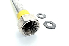 Сильфон для газа TUBOFLEX в оплетке ПВХ, 1/2&quot;, 0,6 м ВР/ВР 4829398