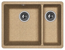 Кухонная мойка Flortek Ринг 33.5/16 см, коричневый FG