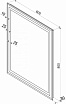 Зеркало Континент Пронто Люкс LED 60x80 см с подсветкой ЗЛП154