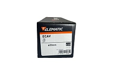 Пластиковый фиксатор для полипропиленовых труб Elematic ECAV 20 d=16-23 мм, 50 шт. 13501020