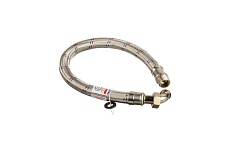 Подводка для воды ТР-сантехника Гигант, нержавеющая сталь, 80 см, в/н 1, угловая 26409