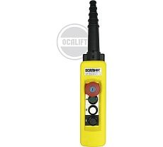 Пульт управления 4 кнопки 2 скорости, стоп, ключ, старт, IP65 OCALIFT XAC-A491Y