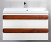 Тумба с раковиной BelBagno Aurora 80 см Bianco Lucido