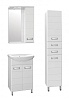 Зеркальный шкаф Style Line Ирис 55x83 см с подсветкой, белый ЛС-00000018