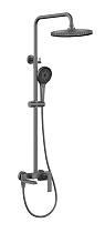 Душевая стойка Vincea VSFS-413GM вороненая сталь