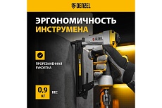 Пневматический степлер для прямоугольных скоб Denzel ps8016 21ga от 6 до 16 мм 57400