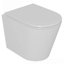 Подвесной унитаз D&K Venice DT1026016 безободковый, с микролифтом, белый