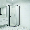Душевой уголок RGW Hotel HO-088B 90x90 матовое, черный 350608899-24