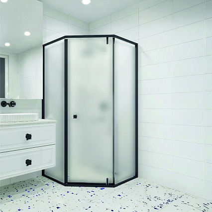 Душевой уголок RGW Hotel HO-088B 90x90 матовое, черный 350608899-24
