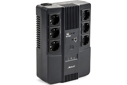 Источник бесперебойного питания Skat -UPS 600 AI Источник бесперебойного питания 220В 360Вт 1АКБ 7Ач, 6 выходов 8998