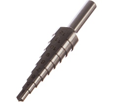Сверло ступенчатое HSS 4-12х65 мм, 9 ступеней, хвостовик 6 мм Heller 22605
