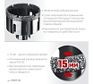 Коронка алмазная вакуумная Зубр Профессионал 60 мм, М14, 15 мм кромка 29865-60