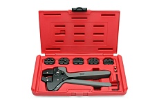 Пресс-клещи с набором матриц КВТ CTF 55922