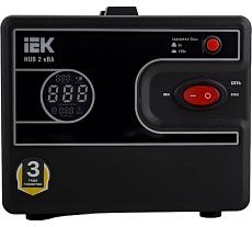 Однофазный стабилизатор напряжения IEK переносной 2кВА HUB IVS21-1-002-13