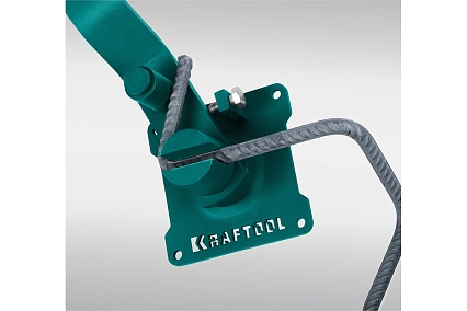 Ручной станок для гибки арматуры Kraftool 12 E на подшипнике, острый гиб 23303