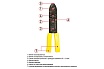 Кримпер для обжима наконечников и зачистки проводов Rexant ht-204 12-3033