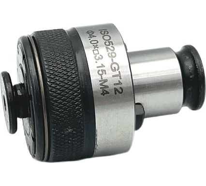 Головка к резьбонарезному патрону для метчиков М4, GT12, d=19 мм TORNERI 041837