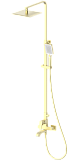 Душевая стойка Wonzon&Woghand Flex WW-88047072-BG брашированное золото