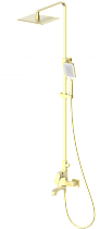 Душевая стойка Wonzon&Woghand Flex WW-88047072-BG брашированное золото