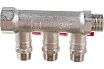 Комплект Valtec _17 VI7 Коллектор с кранами 3 вых. х 3/4"х 1/2 НР VTc.580.N.0503 + Адаптер д/коллектора /конус-плоскость/ 1/2 VTc.701.N.04 VT.VI7.K17.5800503.701