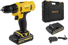 Аккумуляторная дрель-шуруповерт Molot MBD 1815-1 DLi 0329136