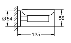 Мыльница Grohe Essentials 40444001