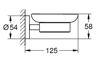 Мыльница Grohe Essentials 40444001