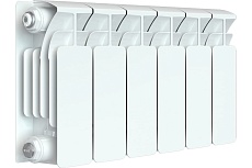 Биметаллический радиатор Rifar BASE 200 6 секций, боковое подключение RQLAGL20I9EFBQ
