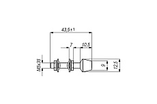 Прижим вертикальный со стопорной рукояткой KUKAMET B211-1-L