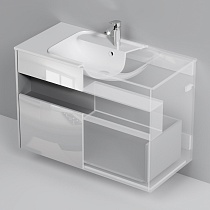 Мебель для ванной Am.Pm Func 100 см белый глянец